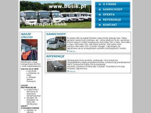 Busik.pl - profesjonalny transport osób