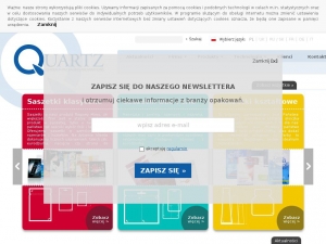 Producentem opakowań jednorazowych jest firma Quartz